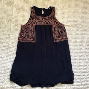 Blu Pepper Embroidered Medium Women’s Shift Dress